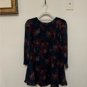 Kimchi Blue Short Tunic Floral Dress